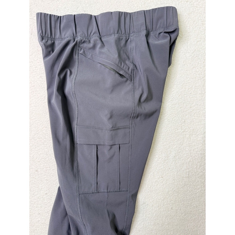 Eddie Bauer Womens Cargo Pant Gray Pull On Utility Hiking Outdoor Work - Picture 4 of 14